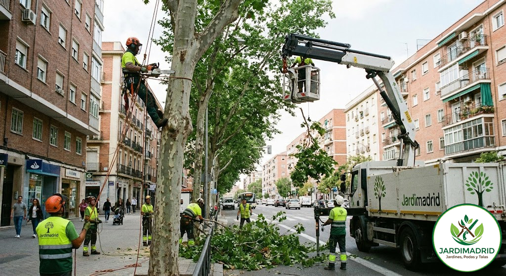 Poda de Arboles en Madrid