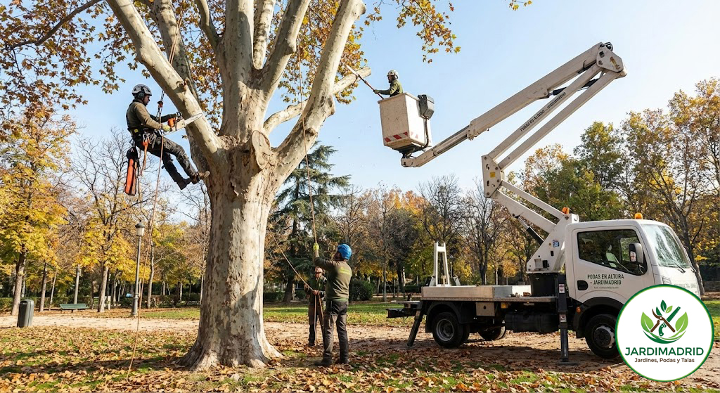 Poda en Altura en Madrid