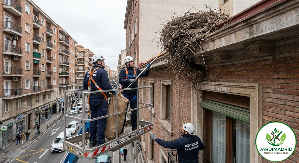 Retirada de Nidos en Madrid
