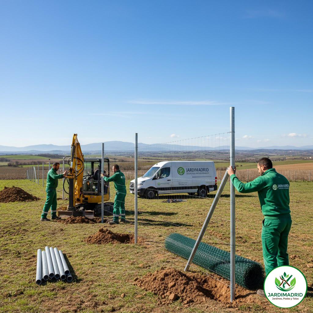 Vallado de Fincas en Colmenarejo
